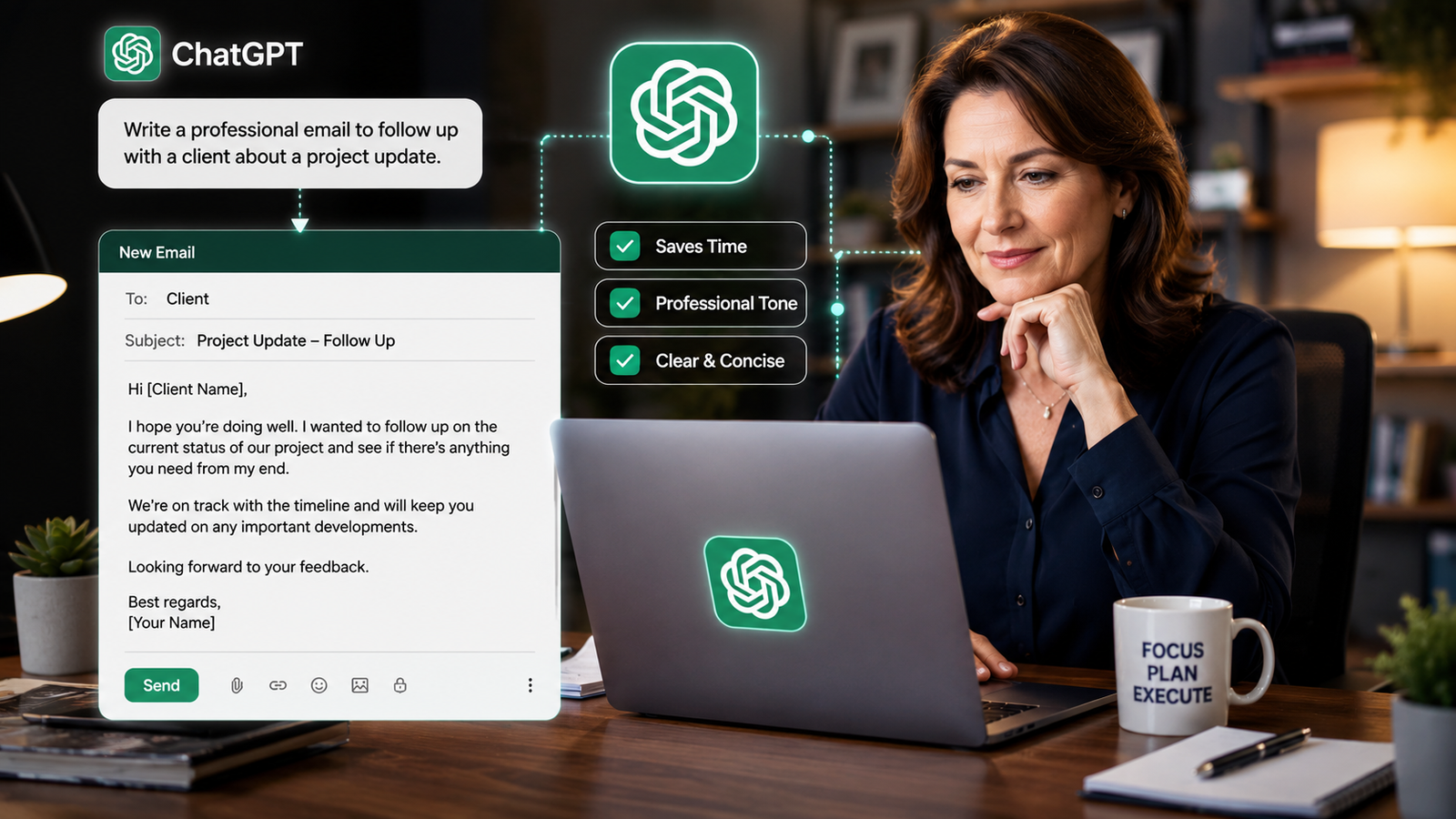 Write workplace emails with ChatGPT