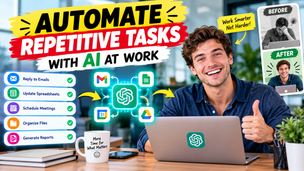 How to Automate Repetitive Tasks With AI at Work