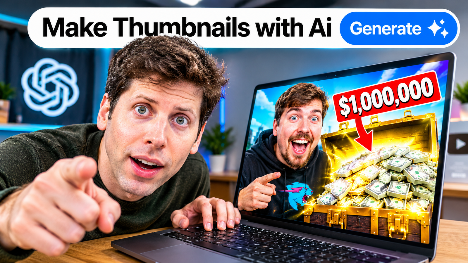 How to Use AI to Make YouTube Thumbnails
